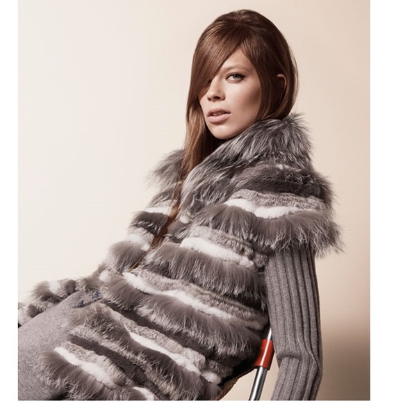 Tory Burch Runway Fur Vest 
